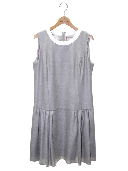 デイジーリン for フォクシー DAISY WASHABLE DRESS 35784 ワンピース 38 グレー IT17G4KHSV6C