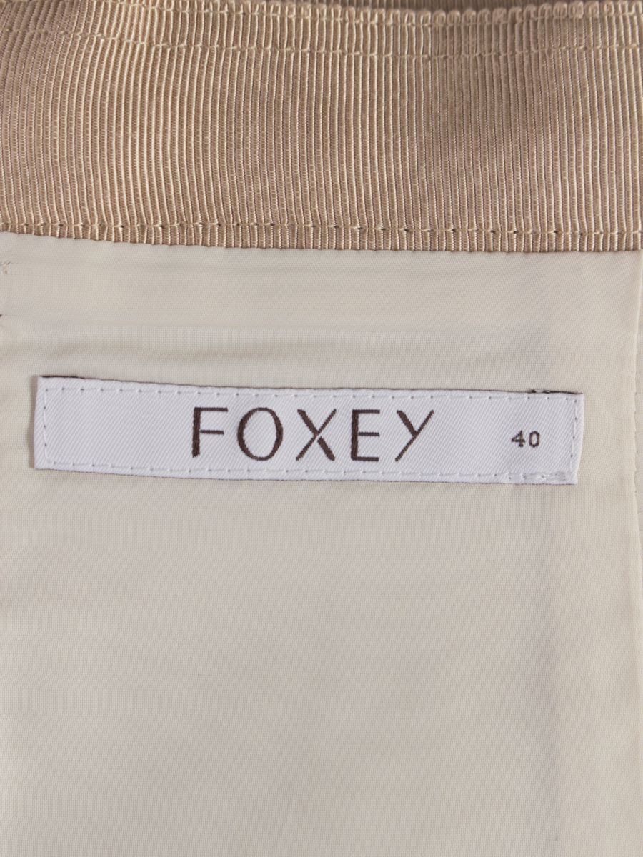 フォクシーブティック 29812 スカート 40 ベージュ フリンジパフスカート IT6368FOIAS6