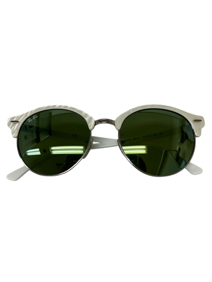 レイバン RB4246 サングラス ホワイト コンビフレーム フルリム ボストン IT01JR03KF0S