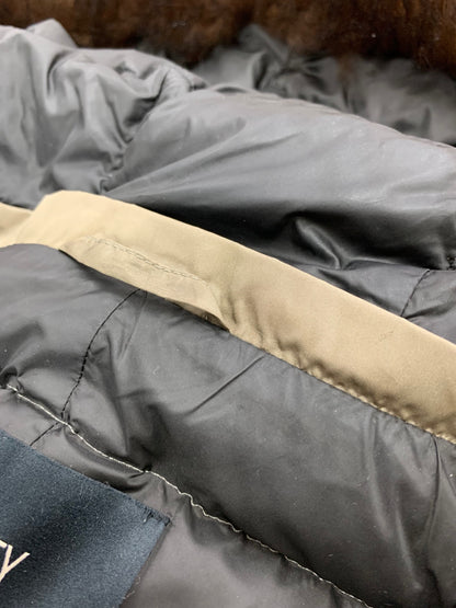 セブンティ 457-13115 ダウンジャケット 48 ブラウン ファー付き フーディー ITTD2T27XJHQ