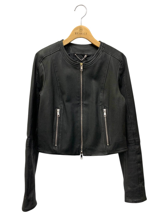 ヒューゴボス BOSS Jacke Sajosa 10236956 レザージャケット 36 ブラック シングルライダース ITLI9MN89Y1W
