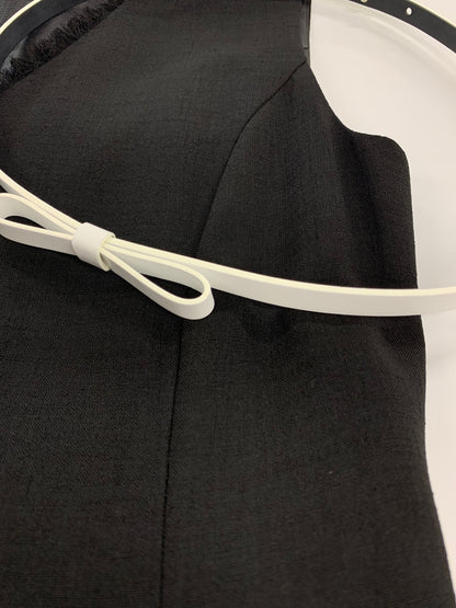 デイジーリン ベルト付き Dress Elegant Audrey 06039 ワンピース 38 ブラック ITWGHKLGRZKG