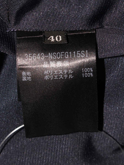 フォクシーニューヨーク 35643 ワンピース 40 ネイビー プリーツ IT1NVSPMUND2