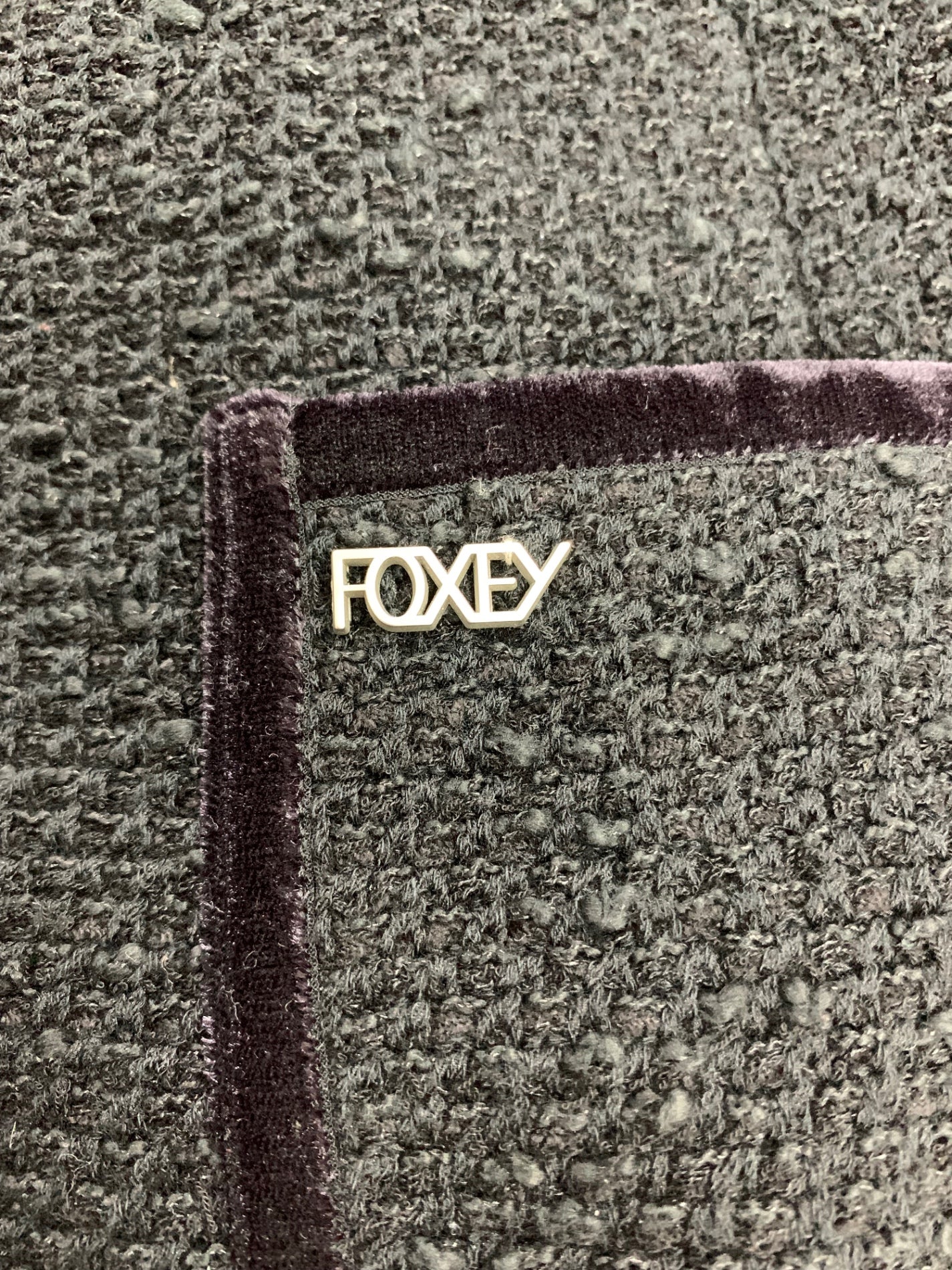 フォクシーブティック ジャケット コンコルド 29054 ジャケット 40 ブラック ITFF0HUR0THS