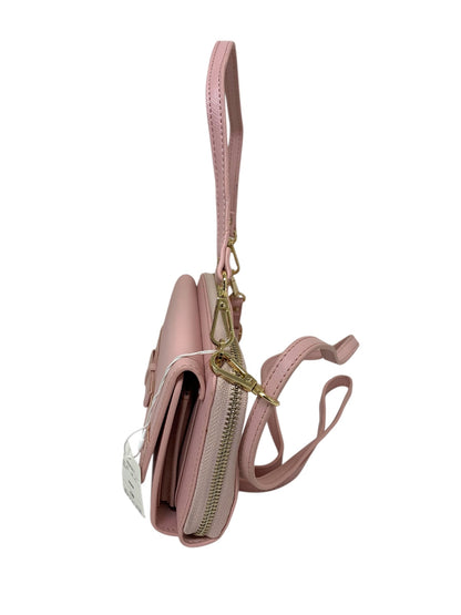 エムズグレイシー Wallet Ribbon Bag 894507 長財布 ピンク ストラップ付き ポシェット IT46G3Y0C8C8