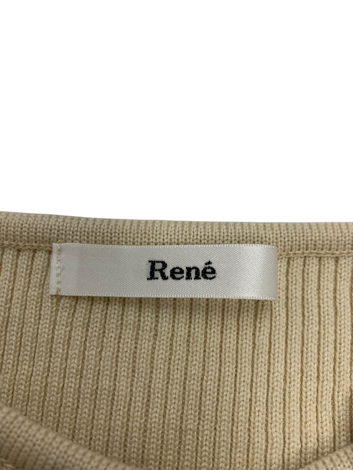 ルネ 6132481 カーディガン 36 ベージュ ニット リボン ITEMMN2PDGK8
