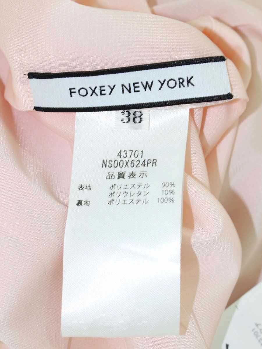 FOXEY NEW YORK フォクシー ワンピース 38 ピンク 半袖 M フォクシーニューヨーク 43701 ワンピース 38 ピンク パークアベニュー