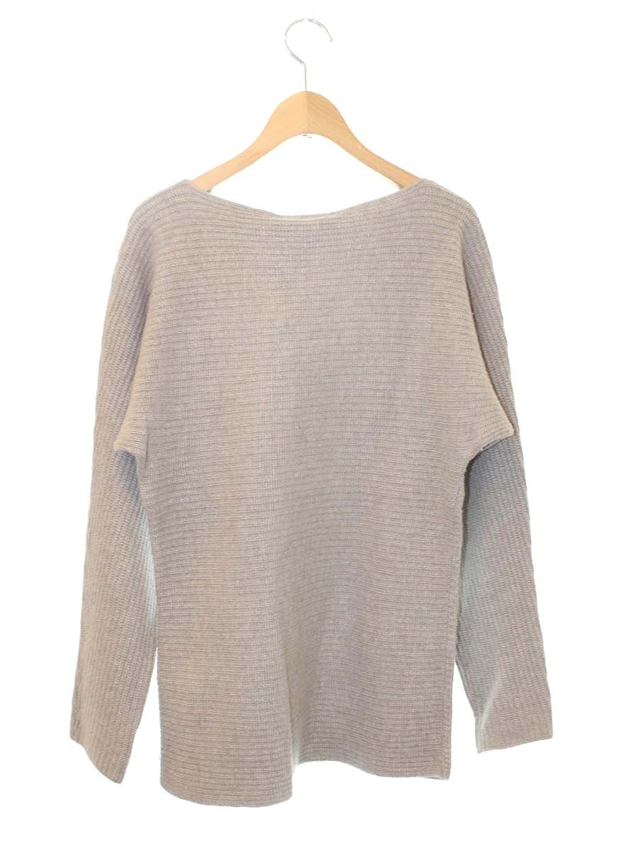 ウィークエンドマックスマーラ 536621330700 ニット M グレージュ ウール ボートネック ラグランスリーブ ITSWGY23E2CC 【SALE】