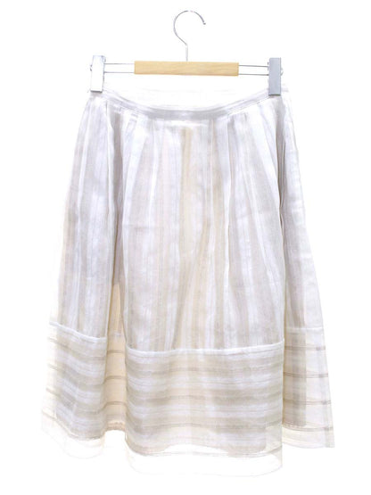 フォクシーブティック Skirt La Seine 36712 スカート 38 ホワイト/ベージュ IT7YT1PODPOR