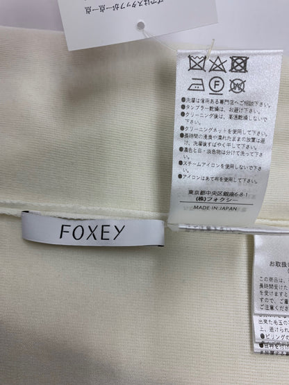 フォクシーブティック Viola Top ヴィオラトップ 44933 ニット 38 ホワイト 衿付 ITUE0VF3JOAW 【SALE】