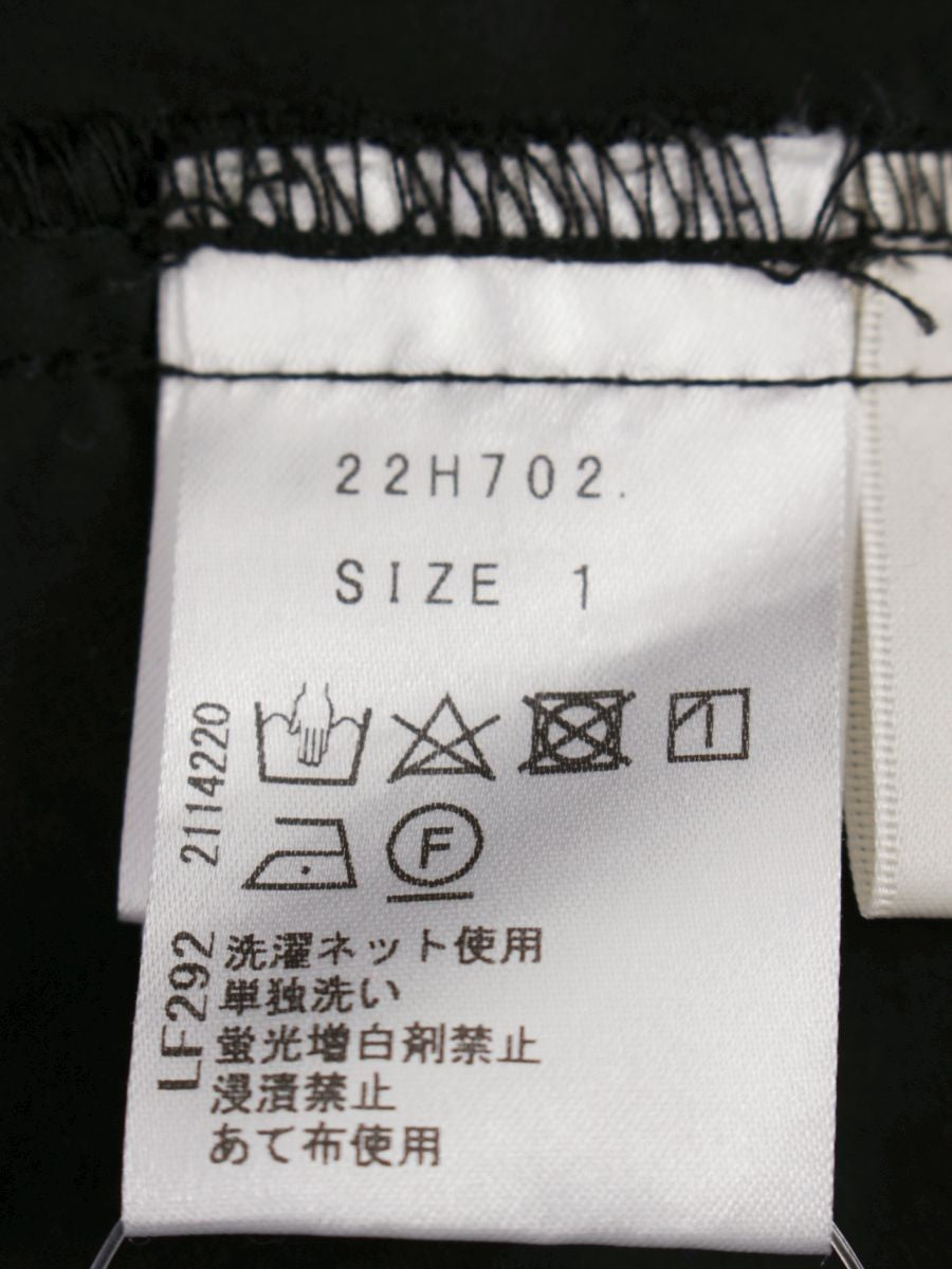 チェスティ 22H702 スカート 1 ブラック ビッグフラワーメッシュ ITFXHT77U5JC