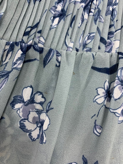 ダイアグラム 03214 ワンピース 36 ブルー 花 ベルト ITKV0PTZPTS0