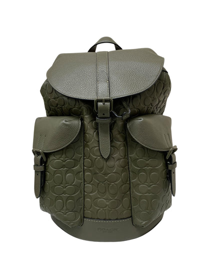 コーチ WARNER BP SIG L CAK26 1J/OLIVE DRAB バックパック オリーブ スムースカーフレザー シグネチャー型押しリファインドペブルレザー ITAUXGBCKM2M