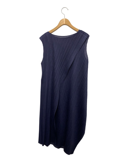 プリーツプリーズイッセイミヤケ PP11-JH393 ワンピース 3 ネイビー プリーツ ITWROLREO6VM