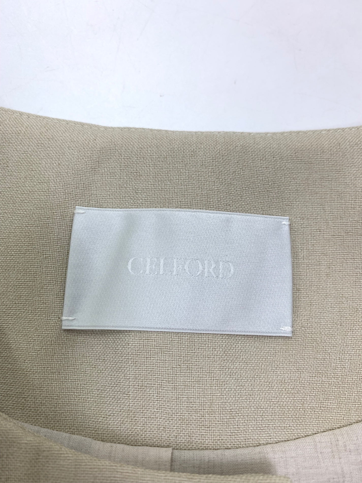 セルフォード  ペプラムセットアップ CWF0244009 38 ベージュ IT2QQTXKLOOE