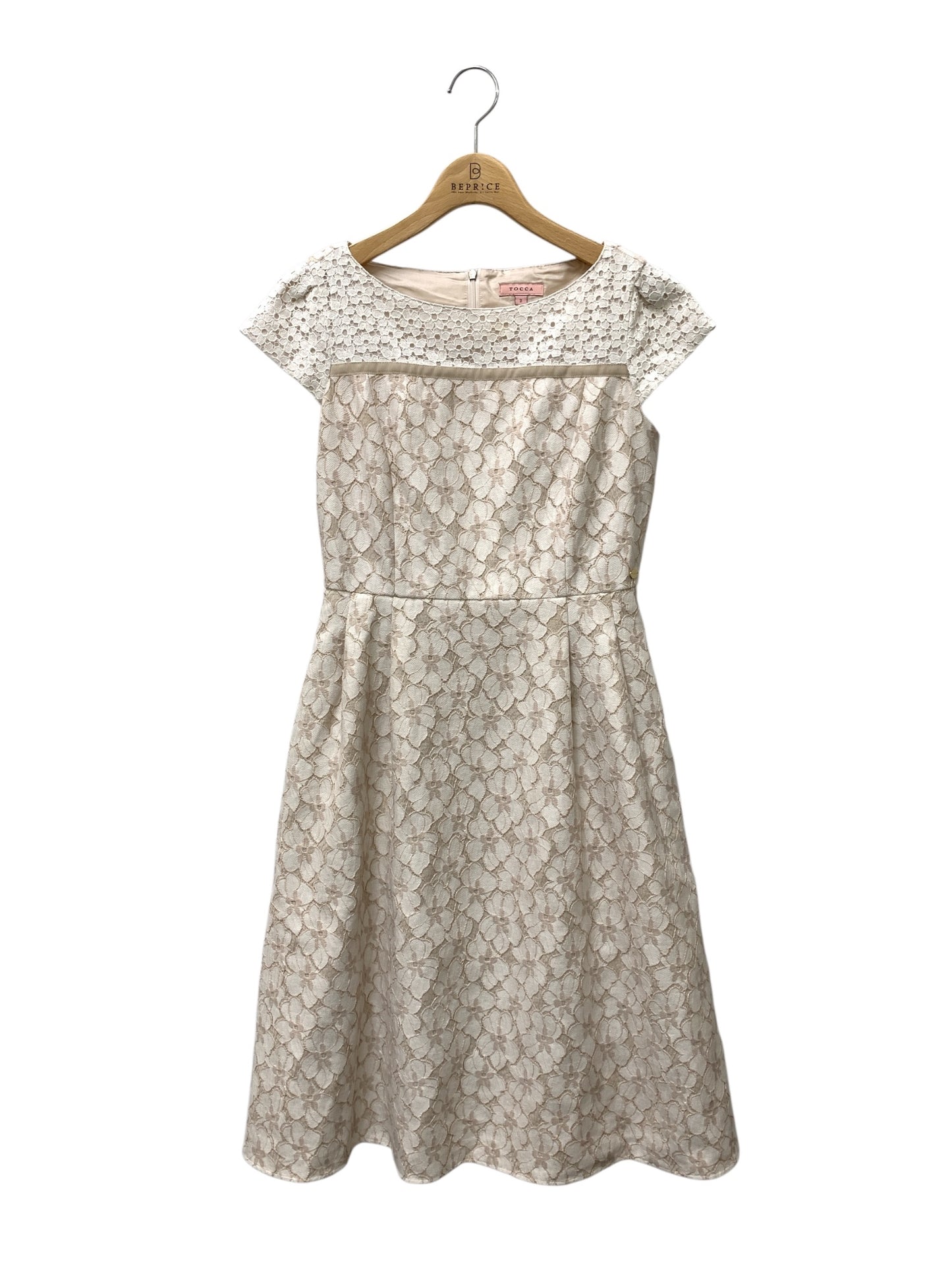 トッカ SWEET MARGALET ドレス OPTOCA0391 ワンピース ベージュ IT1WPXNEOJZM