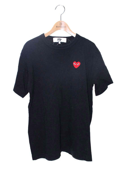 プレイコムデギャルソン AZ-T108 Tシャツ L ブラック ハート IT4IE5HYTZIA