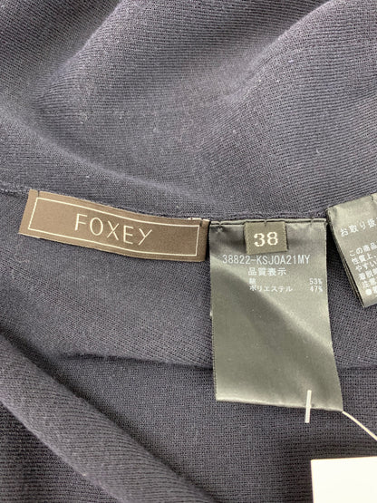 フォクシーブティック HOODIE CARDIGAN 38822 カーディガン 38 ネイビー ITMU8AOP06Q0