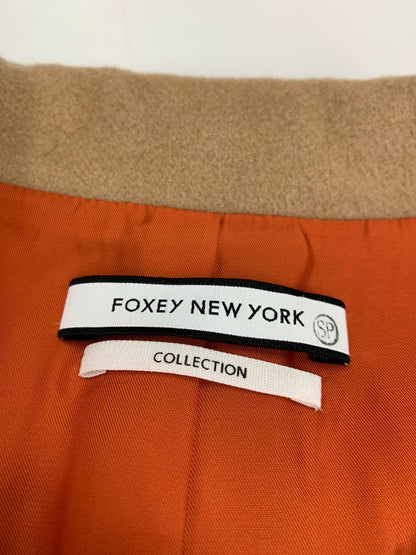 フォクシーニューヨーク collection 37540 コート 36 ブラウン カシミヤウール　SP品 IT5BQVMHK6ZV