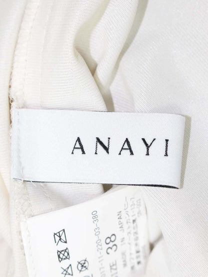 アナイ 102017-11-220-03-380 スカート 38 ベージュ ドット 水玉 プリーツ フレア ITOFVHXLNGAO