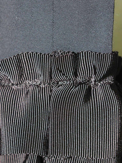 エムズグレイシー 816304 パンツ 36 ブラック フリル ITJXK8PBGYEF