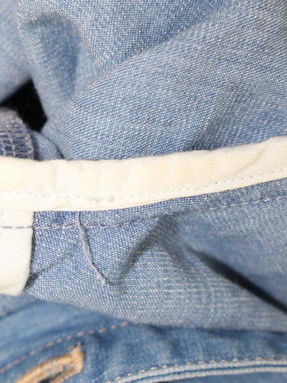 エムズグレイシー 724314 ジャケット 38 ブルー デニム フリル IT2854O1H3OO