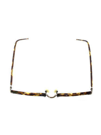 金子眼鏡 VINTAGE KV-34 DEMI ブラウン コンビフレーム ハーフリム ボストン ITIL9TZIA8LK