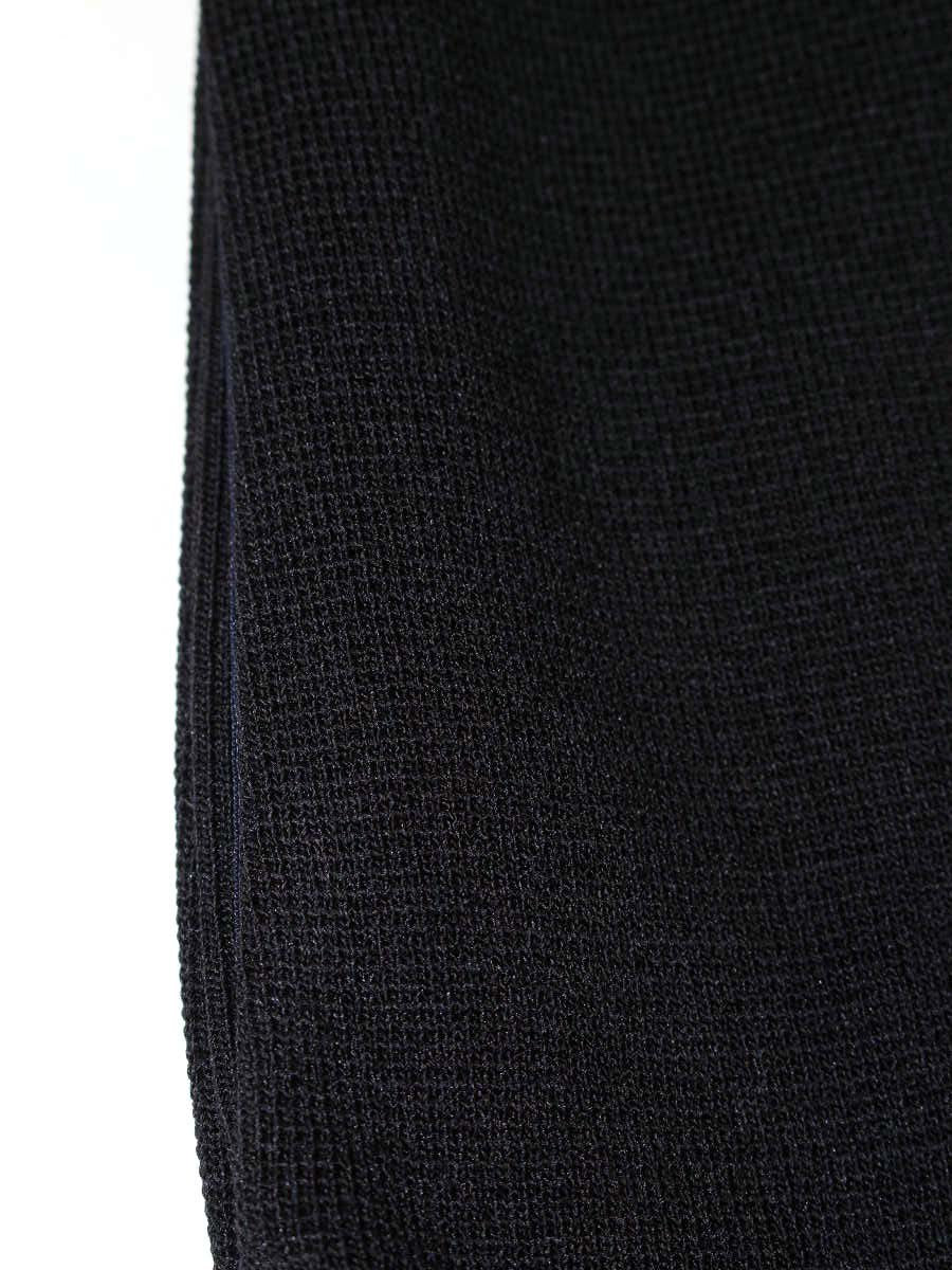 ルネ 6912780 ワンピース 34 ネイビー ニット ロールカラー IT4ZIHVQ89PU