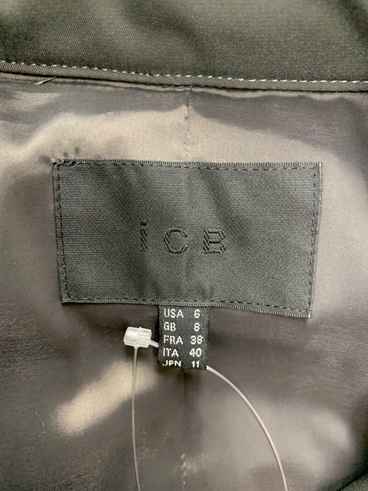 アイシービー 438502 11 グレー シームレス ダブルブレスト コート ITW992IJIGWD