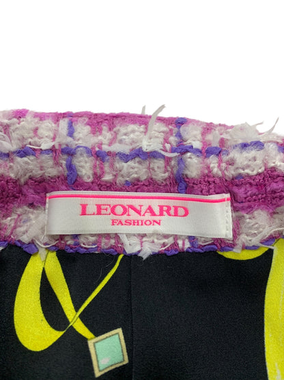 レオナールファッション ジャケット 0331055 3 ピンク ツイード ショート 半袖 24SS IT2DISX5JLIO 【SALE】