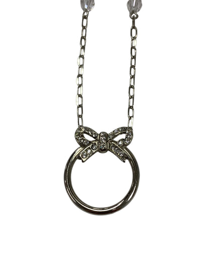 エムズグレイシー ネックレス シルバー リボンリング ストーン ITDC4OIOTF6O