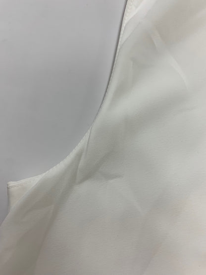 フォクシーニューヨーク DRESS ETINCELLE 43774 ワンピース 40 ホワイト 切替 タックフレア IT1BH3D4Z4LW