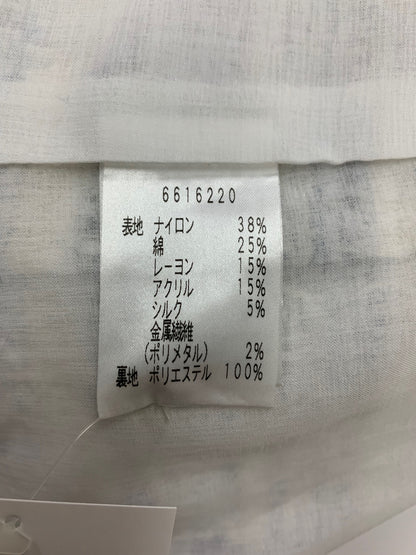 ルネ 6616220 ワンピース 34 ホワイト TISSUE ツイード IT8OKTYNB320