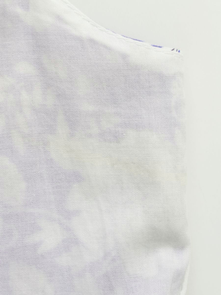 スーパービューティー ワンピース 42 ブルー フラワープリント ITT4S93FYHMQ 【SALE】