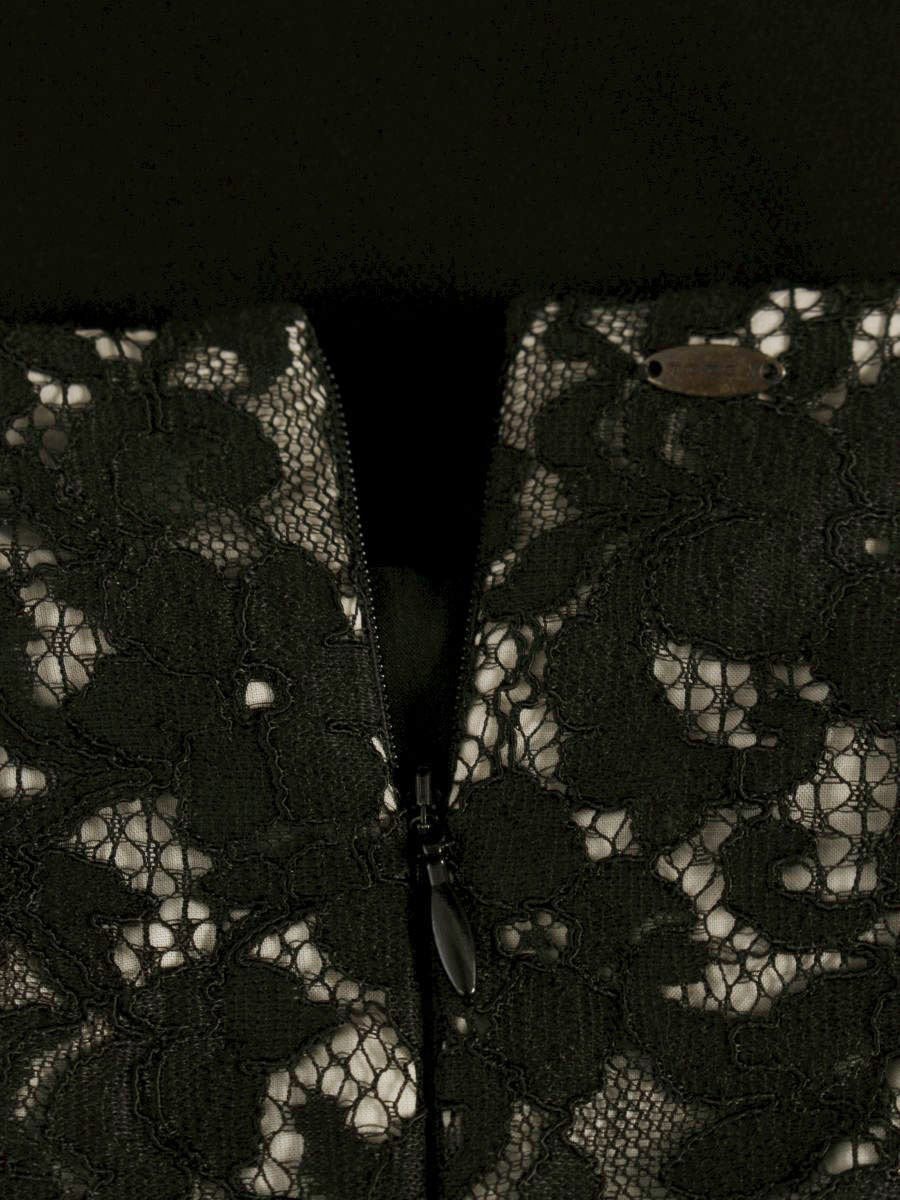 トッカ OPTOHS0001 ワンピース 0 ブラック レース パフスリーブ ITXVI1AJN9IO