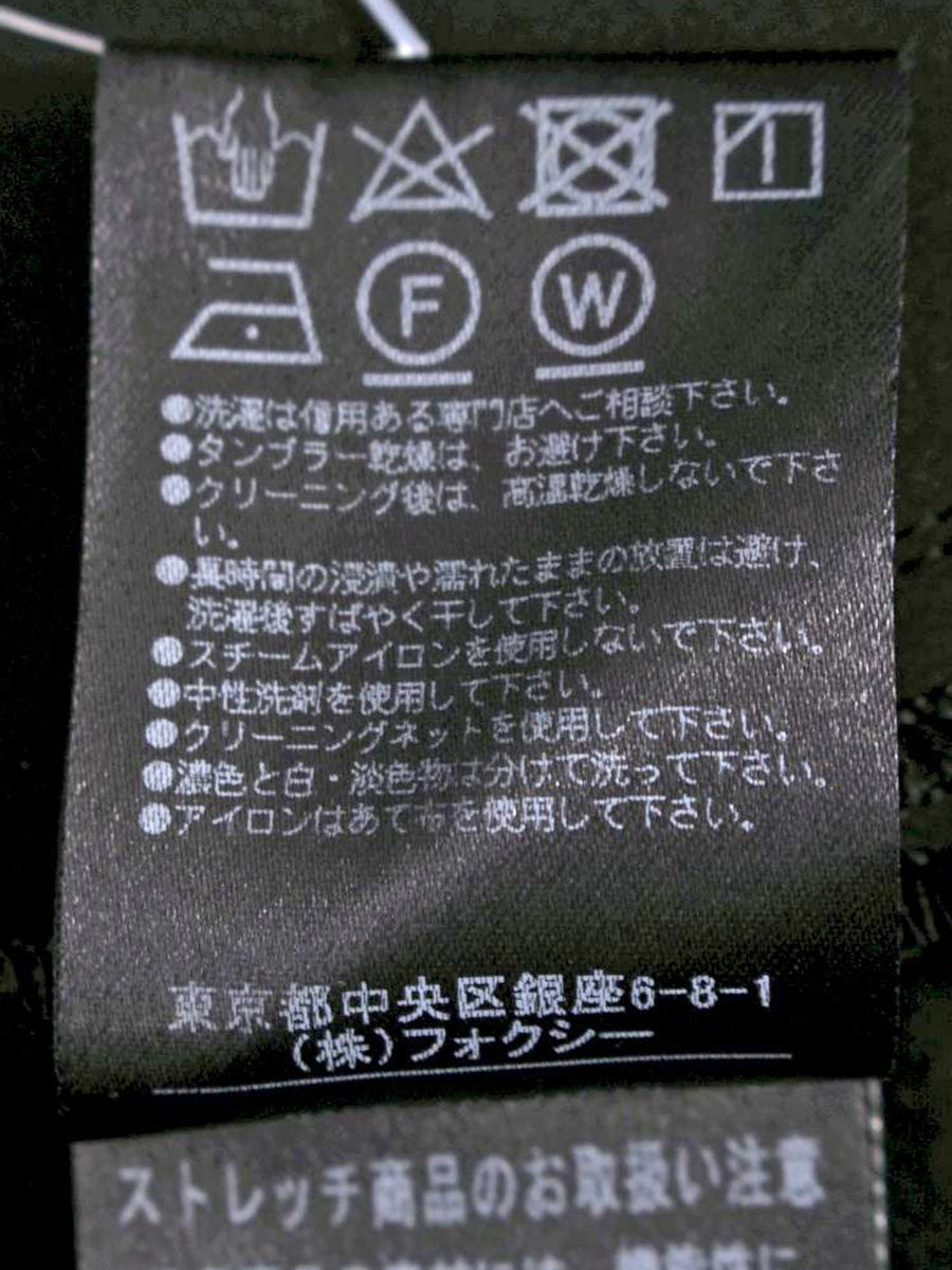 フォクシーブティック イリプスフレアー 36424 スカート 40 ブラック ITE7SRMB9X78