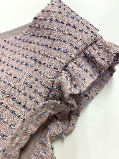 ルネ 6926680 ワンピース 36 ピンク フロントジップ 袖フリル ITW7AL5TXX0G