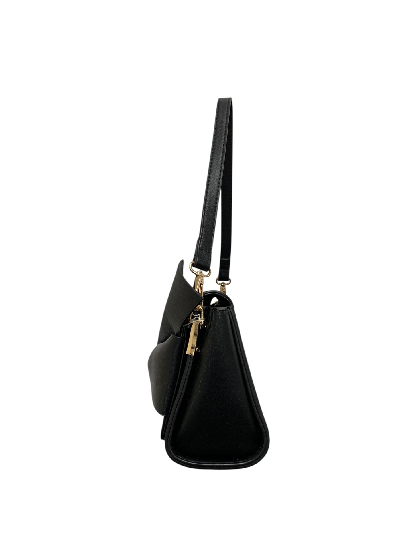 エムズグレイシー 774526 ショルダーバッグ ブラック リボン フェイクレザー ITNKJ66DYPES