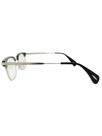 オリバーピープルズ Beekman ビークマン メガネ ブラック コンビフレーム ハーフリム サーモント ブロー ITUSIWCNTGPW 【SALE】