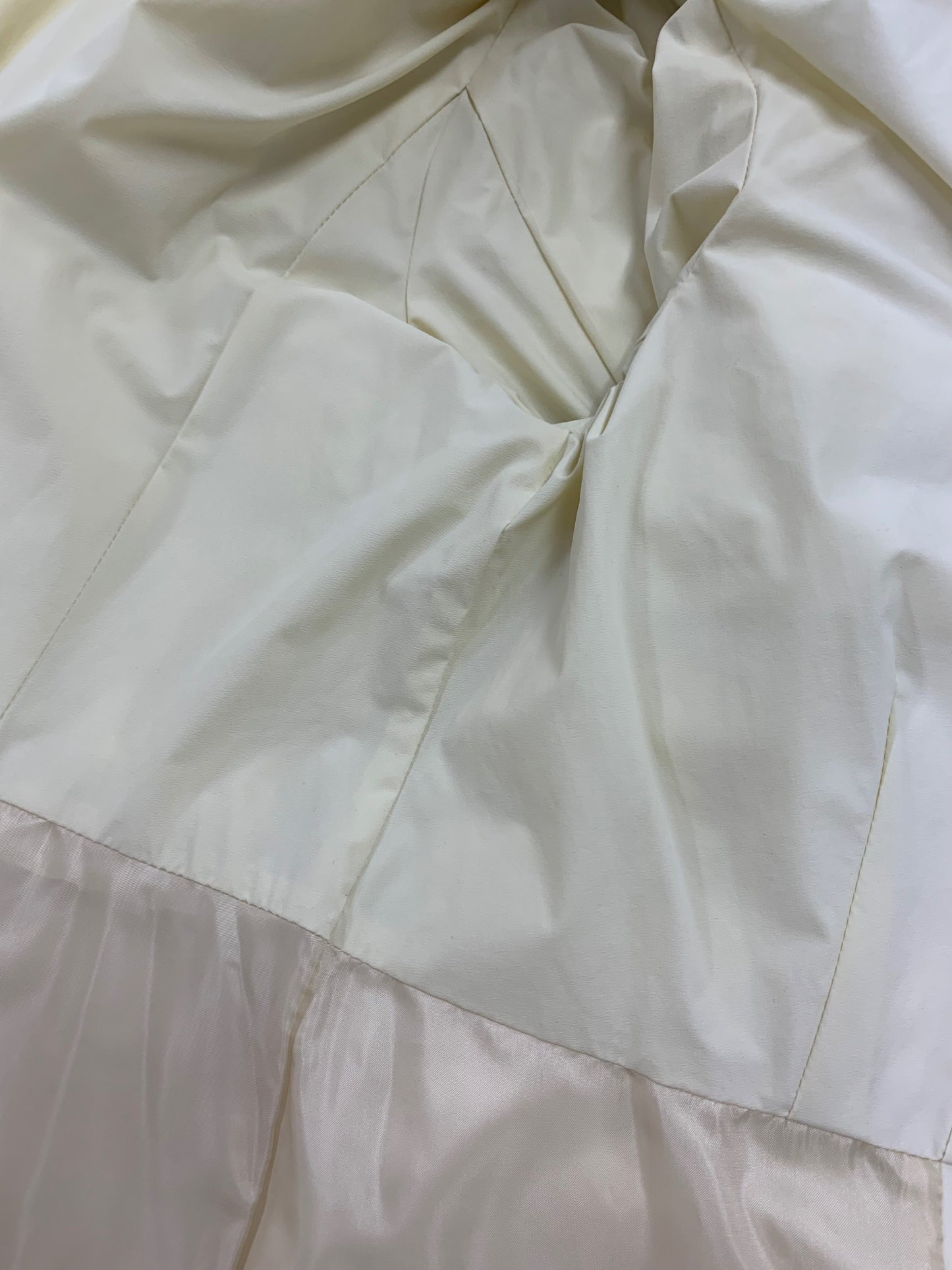 エムズグレイシー 819509 ダウンコート 36 ホワイト レッキスファー ダブルジップ 2way IT03TG10UVSG