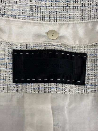 トゥービーシック W5E03-511-05 ジャケット 40 ホワイト ツイード ITSD5C19YE1A