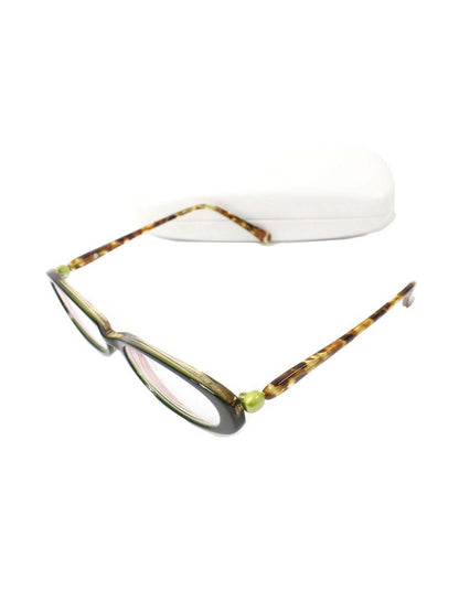 ベセペセ BP-3118 メガネ カーキグリーン/ブラウン セルフレーム フルリム オーバル col.05 ITURF6L1AM9D