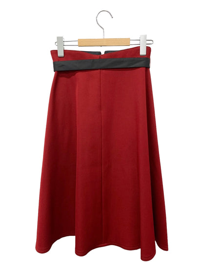 エムズグレイシー Red Flare Skirt 817568 スカート 38 レッド IT61JXJYPB86