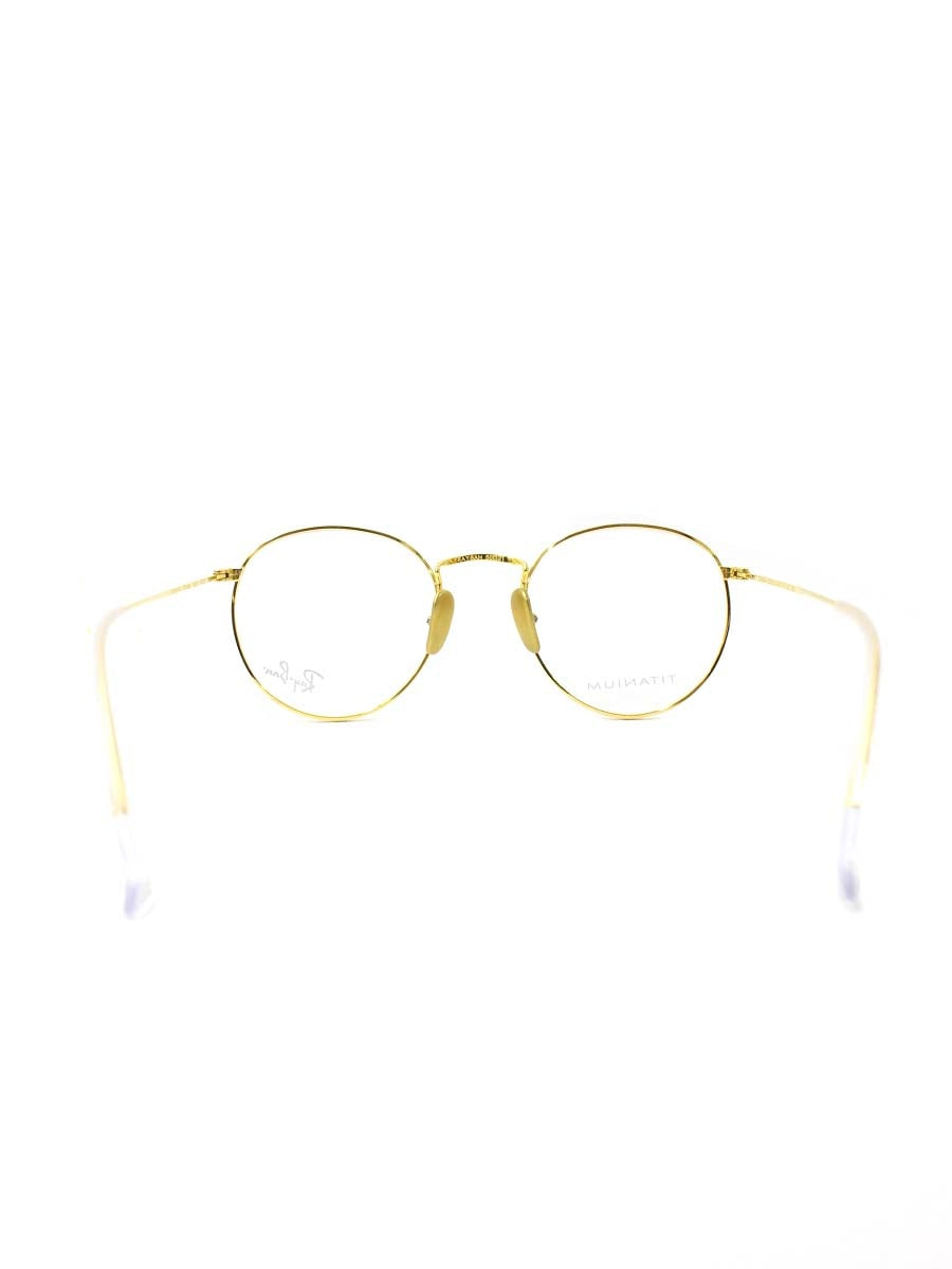 レイバン ROUND TITANIUM OPTICS RB8247V メガネフレーム ゴールド チタニウム ITHGQUQ7C6PC