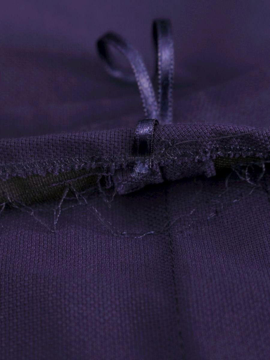 フェラガモ スカート 38 ネイビー タック ITJZYVVNQQFT