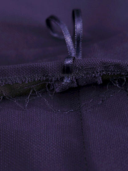 フェラガモ スカート 38 ネイビー タック ITJZYVVNQQFT