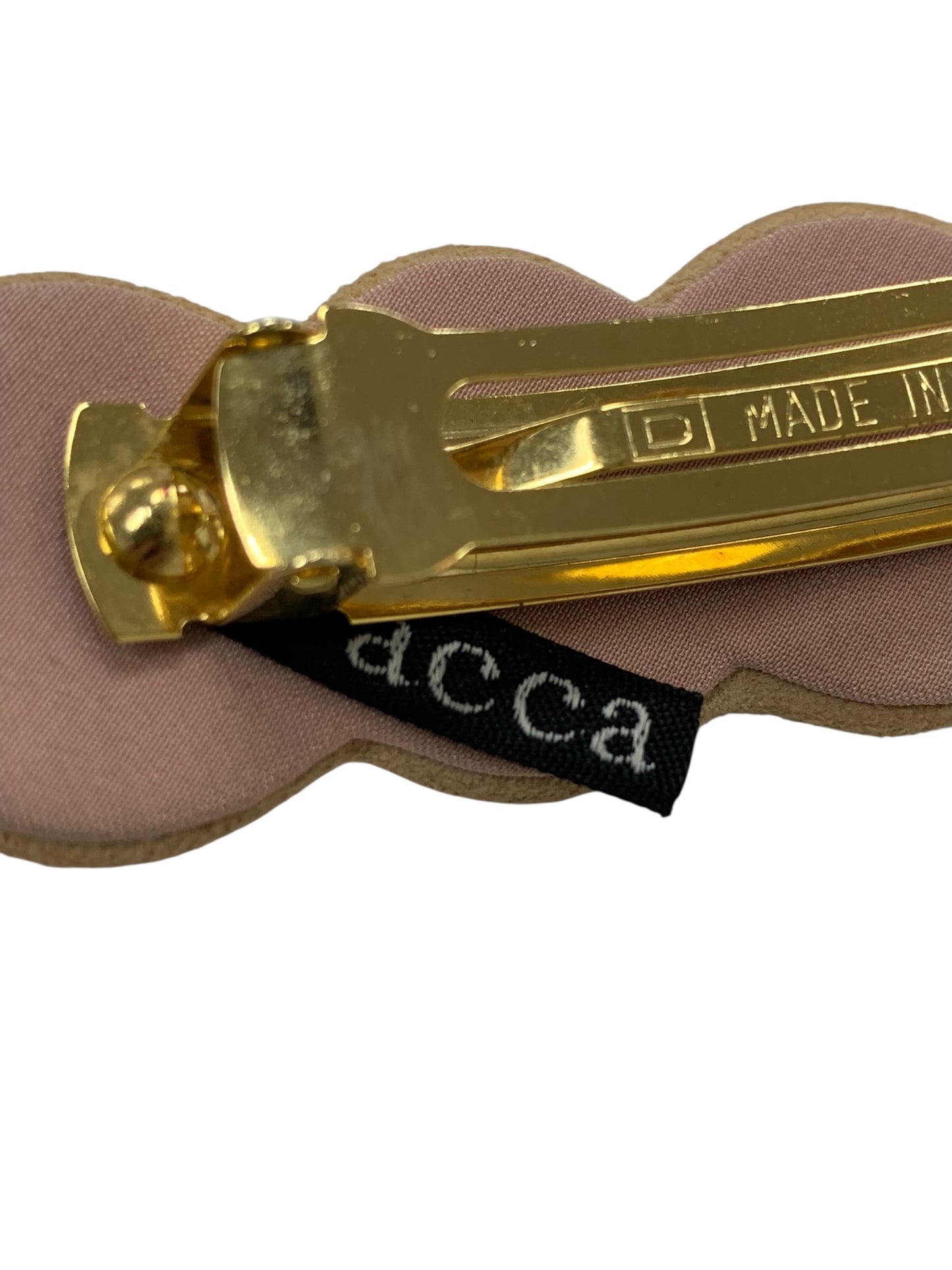 アッカ バレッタ ピンク ヘアアクセサリー 5連ラインストーン ITH6063P4RE2