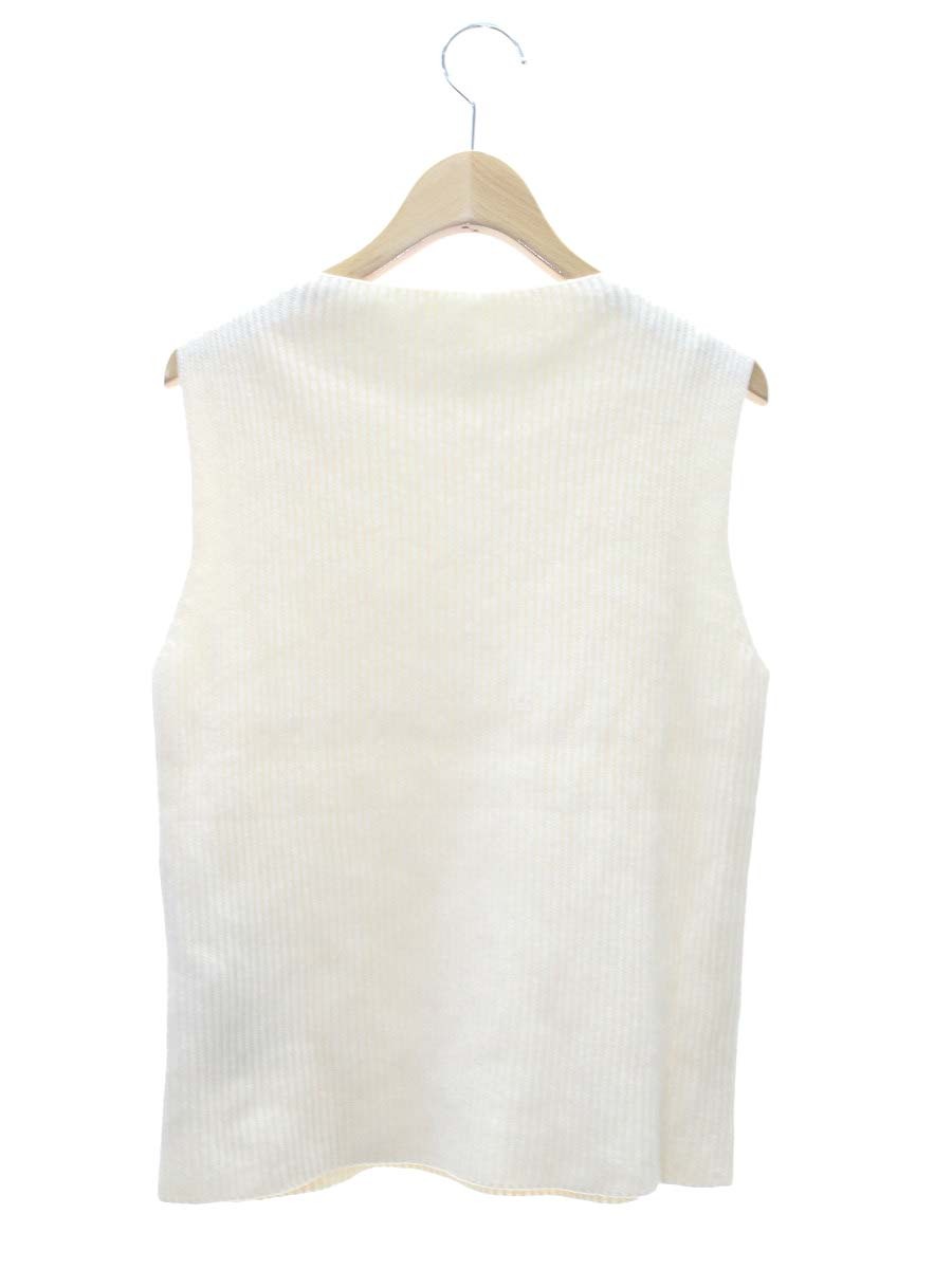 フォクシーブティック Sleeveless Knit Top Souffle 36343 ニット セーター 38 アイボリー ITSZA0ZPYMDW 【SALE】