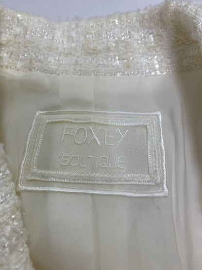フォクシーブティック JACKET "SNOWFLAKE" 41308 ジャケット 40 ホワイト ITIJHIU0JJP4
