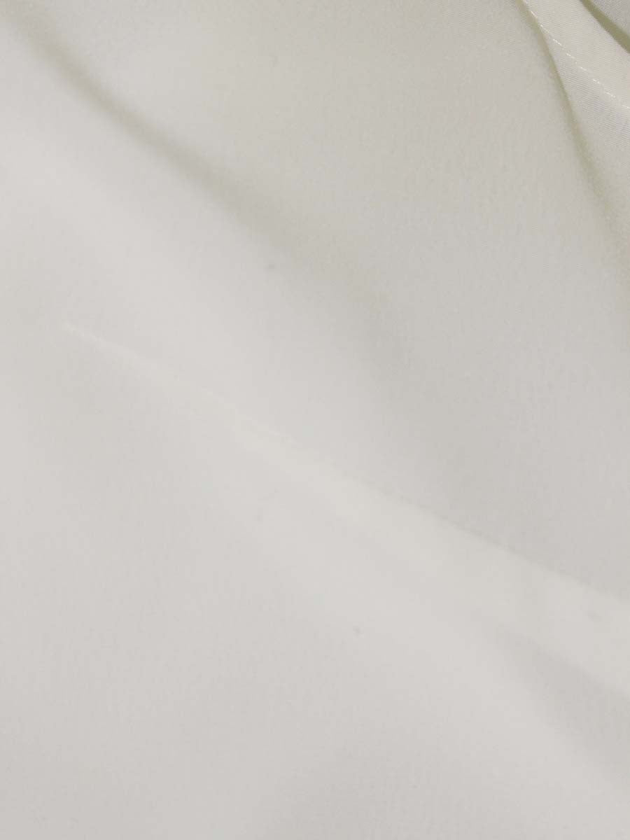 フォクシーブティック 39712 ブラウス 40 ホワイト バイカラー ボウタイ IT67ZRYKKAWO